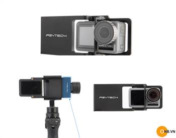 Adapter khung gắn Gopro 5 6 7, Osmo Action lên Gimbal điện thoại các loại