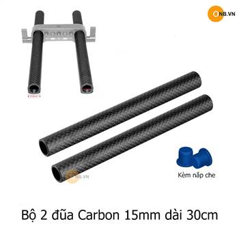 Bộ 2 đũa Carbon 15mm dài 30cm