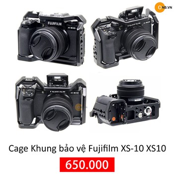 Cage Fujifilm XS-10 - Khung bảo vệ Vlog máy ảnh XS10