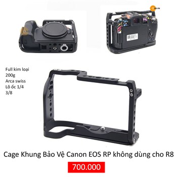 Cage Khung Bảo Vệ Canon EOS RP không dùng cho R8