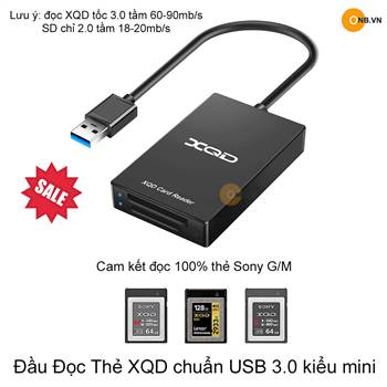 Đầu đọc thẻ nhớ XQD chuẩn USB 3.0