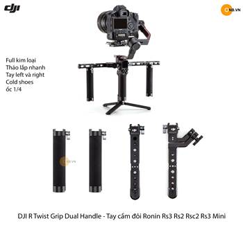 DJI R Twist Grip Dual Handle - Tay cầm đôi Ronin Rs3 Rs2 Rsc2