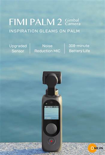 FIMI PALM 2 Gimbal Camera nhỏ gọn 4K30fps thời gian dùng pin cực lâu