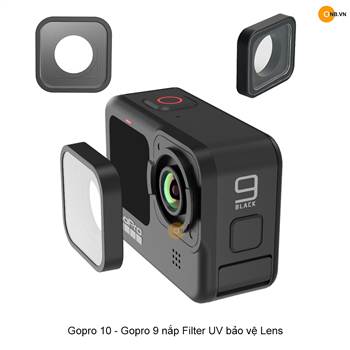 Gopro 12 11 10 9 nắp lens UV Filter - Bảo vệ lens hàng For