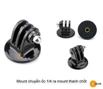 Gopro phụ kiện chuyển từ ốc 1/4 ra mount chốt 