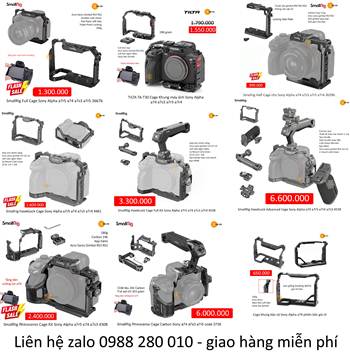 Tổng hợp mẫu Cage Khung SmallRig Tilta cho sony a74 a7s3 a7r5