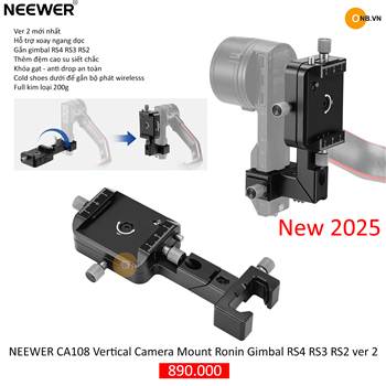 Neewer CA108 Vertical Camera Mount Quay Dọc Gimbal RS4 RS3 RS2 ver 2