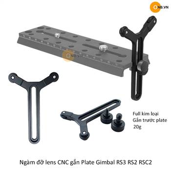 Ngàm đỡ lens CNC gắn Plate Gimbal RS4 RS3 RS2 RSC2