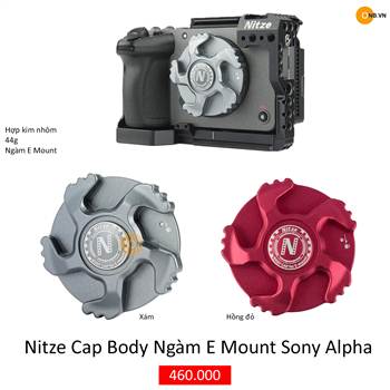 Nitze Cap Body Ngàm E Mount Sony Alpha CNC 2 màu