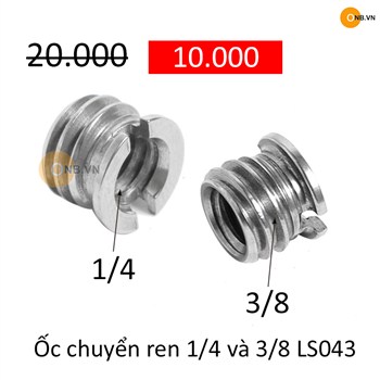 Ốc chuyển ren 1/4 và 3/8 LS043