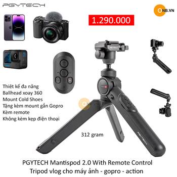 PGYTECH Mantispod 2.0 With Remote Control