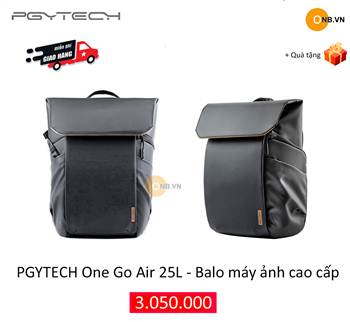 PGYTECH One Go Air 25L - Balo Máy Ảnh Du Lịch Cao Cấp