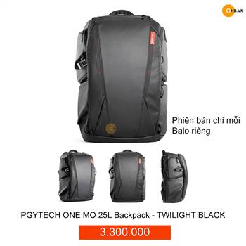 Pgytech One Mo 25L -  Balo Màu đen phiên bản gồm 1 balo 