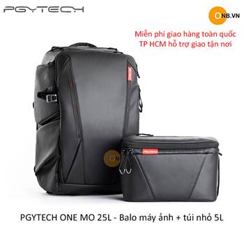 PGYTECH One Mo Backpack Twilight Black 25L- Balo máy ảnh du lịch