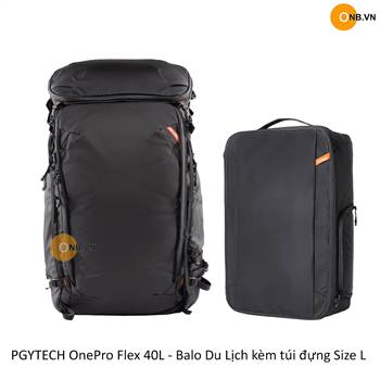 PGYTECH OnePro Flex 50L - Balo Du Lịch kèm túi đựng Size L