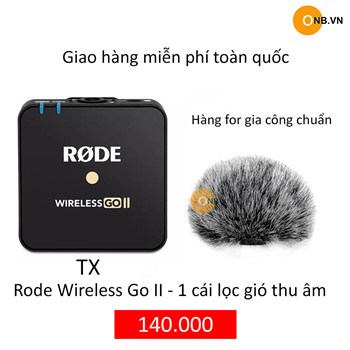 Rode Wireless Go II - Wind Shield - 1 lọc gió thu âm