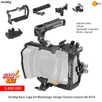 SmallRig Basic Cage Kit Blackmagic Design Cinema Camera 6K 4574