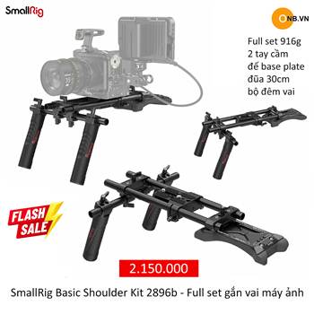 SmallRig Basic Shoulder Kit 2896b - Full set gắn vai máy ảnh