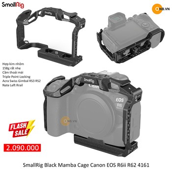 SmallRig Black Mamba Cage Canon EOS R6ii R62 4161