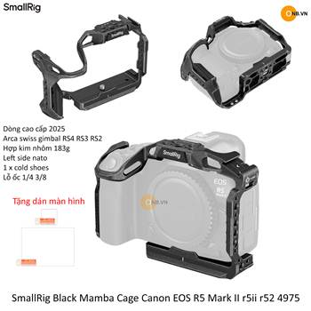 SmallRig Black Mamba Cage Canon EOS R5 Mark II R52 r5ii 4975