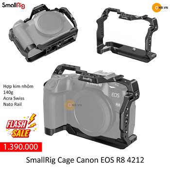 SmallRig Cage Khung bảo vệ Canon EOS R8 4212