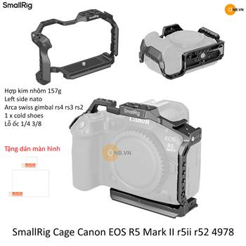 SmallRig Cage Khung bảo vệ Canon EOS R5 Mark II r5ii r52 4978