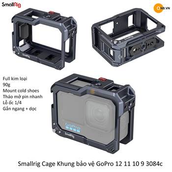 SmallRig Cage for GoPro Hero 12 / 11 / 10 / 9 Black 3084C
