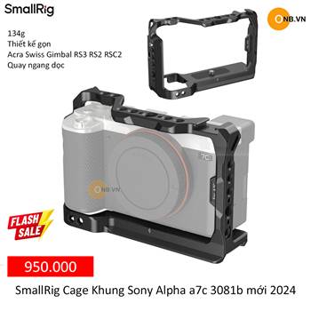 SmallRig Cage Khung Sony Alpha a7c 3081b mới 2024