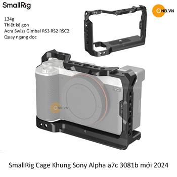 SmallRig Cage Khung Sony Alpha a7c 3081b mới 2024