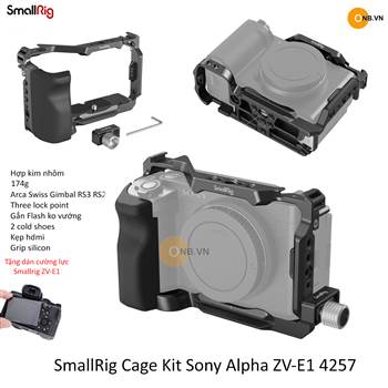 SmallRig Cage Khung bảo vệ Sony Alpha ZV-E1 4257