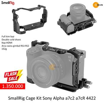 SmallRig Cage Kit Sony Alpha a7c2 a7cR 4422