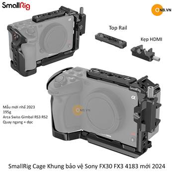 SmallRig Cage Sony FX30 FX3 4183 mới nhất 2024