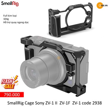 SmallRig Cage Sony ZV-1 II ZV-1F ZV-1 ZV1 ZV1 ii 2938