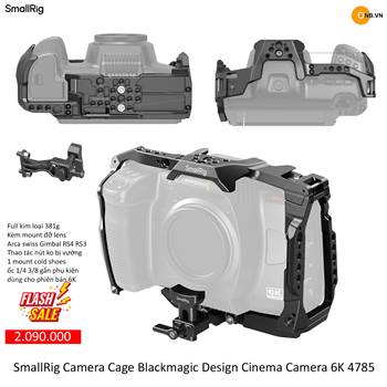 SmallRig Camera Cage Blackmagic Design Cinema Camera 6K 4785