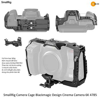 Smallrig Camera Cage Blackmagic Design Cinema Camera 6K 4785