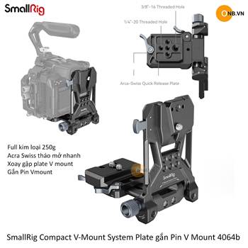 SmallRig Compact V-Mount System Plate gắn Pin V Mount 4064b