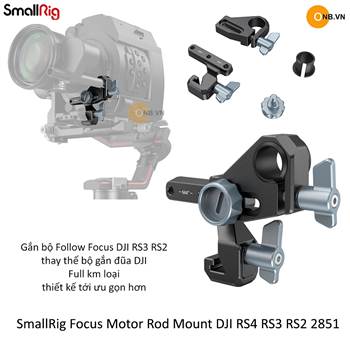 SmallRig Focus Motor Rod Mount DJI RS4 RS3 RS2 2851