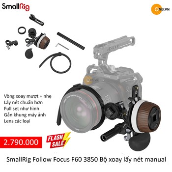 SmallRig Follow Focus F60 3850 - Bộ lấy nét Lens Manual cao cấp