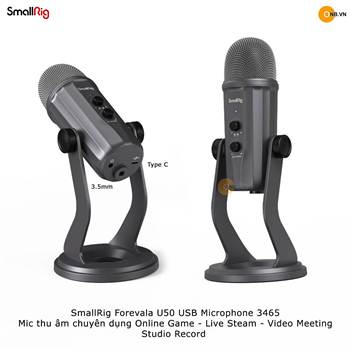 SmallRig Forevala U50 3465 - Mic Thu Âm Game Online - Live Steam cổng Type C-USB