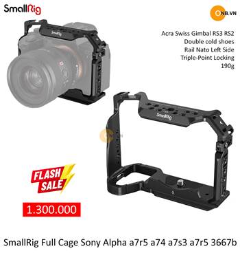 SmallRig Full Cage Sony Alpha a7r5 a74 a7s3 a7r5 3667b