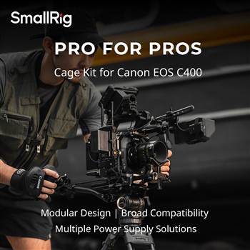 Smallrig giới thiệu mẫu cage mới cho Cage Kit for Canon EOS C400