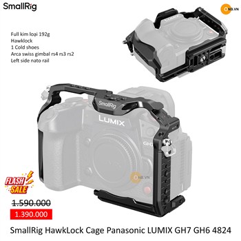 SmallRig HawkLock Cage Panasonic LUMIX GH7 GH6 4824