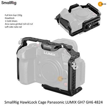 SmallRig HawkLock Cage Panasonic LUMIX GH7 GH6 4824