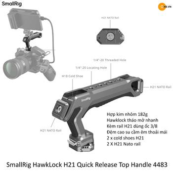 SmallRig HawkLock H21 Quick Release Top Handle Kit 4483