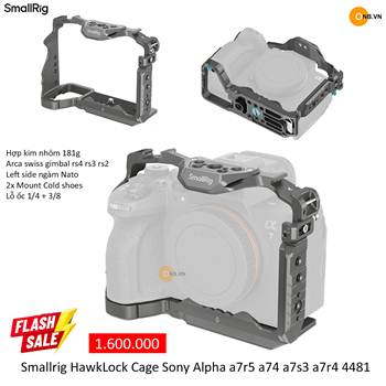 SmallRig HawkLock Cage Sony Alpha a7r5 a74 a7s3 a7r4 4481