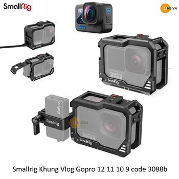 SmallRig Khung Vlog Gopro 12 11 10 9 3088b