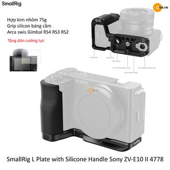 SmallRig L Plate with Silicone Handle Sony ZV-E10 II 4778