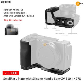 SmallRig L Plate with Silicone Handle Sony ZV-E10 II 4778