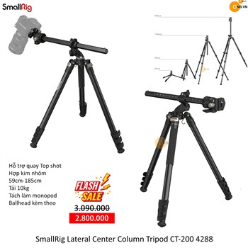 SmallRig Lateral Center Column Tripod CT200 4288 - Chụp quay top shot