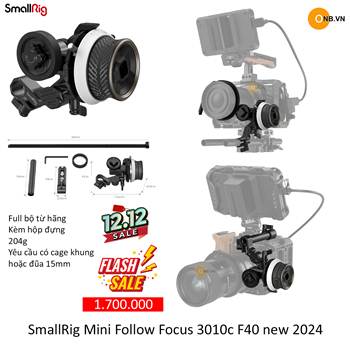 SmallRig Mini Follow Focus 3010c - Xoay lấy nét manual lens 2024